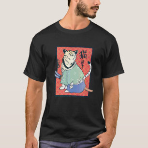 Ancient Japanese Cat Vintage Classic Ninja Cat Sa T-Shirt