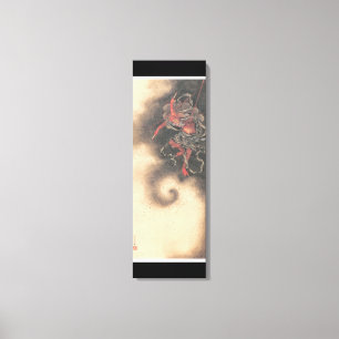 Ancient Japanese Demon Painting Canvas Print