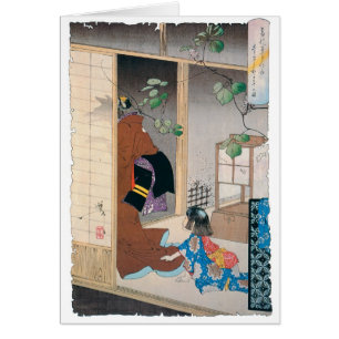 Ancient Japanese Demon Painting Cards