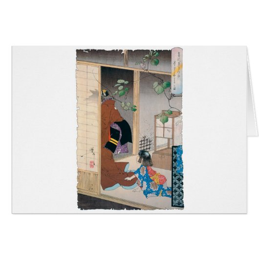Ancient Japanese Demon Painting Cards (Front Horizontal)
