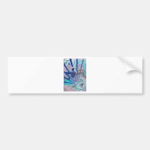 Ancient Japanese Dragon Painting Circa 1860's Bumper Sticker