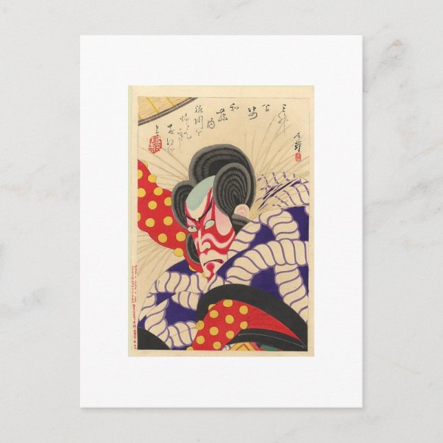 Ancient Japanese Painting circa 1894 Postcard (Front)
