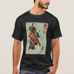 Ancient Japanese Samurai Ukiyo-E Print By Mcma T-Shirt