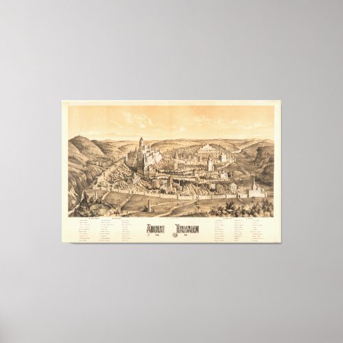 Ancient Jerusalem AD 65 Canvas Print