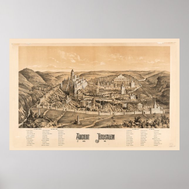 Ancient Jerusalem, A.D. 65 Poster (Front)