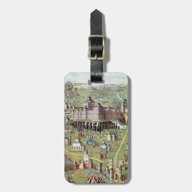 ANCIENT JERUSALEM LUGGAGE TAG (Front Vertical)