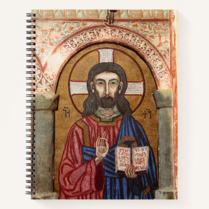 Ancient Jesus Mosaic Notebook