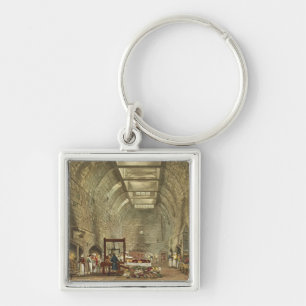 Ancient Kitchen, Windsor Castle, engraved by Willi Keychain