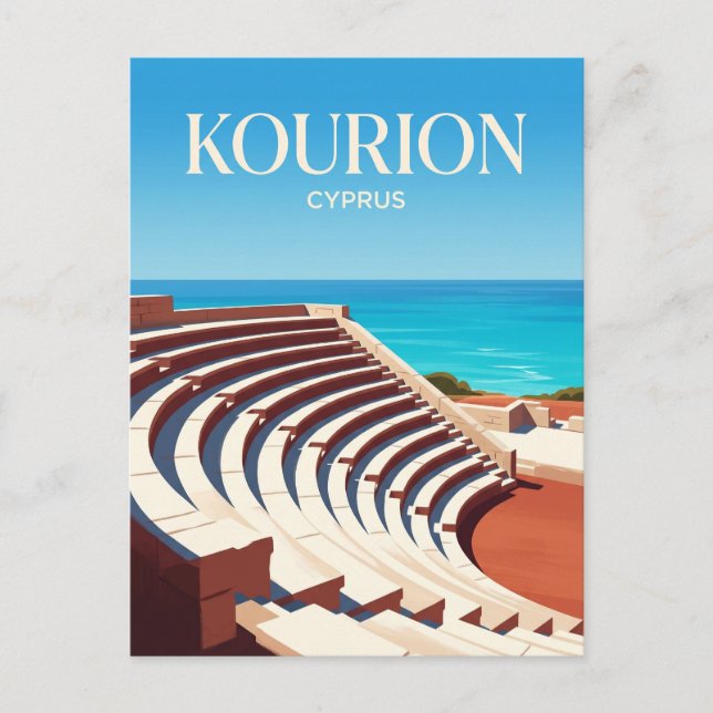 Ancient Kourion Amphitheatre Cyprus Postcard (Front)