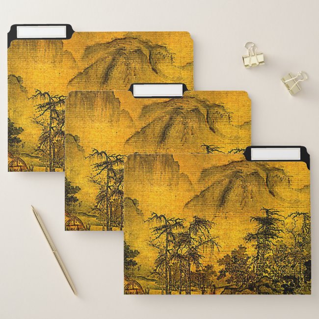 Ancient Landscape File Folder Set