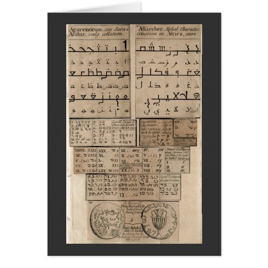 Ancient Languages Cards (Front)