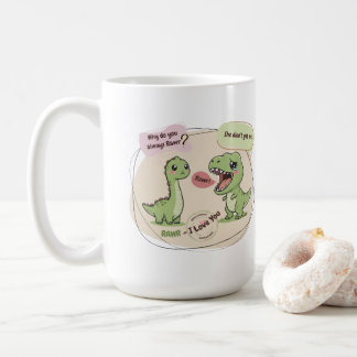 Ancient love language. 🦖☕✨ coffee mug