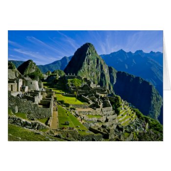 Ancient Machu Picchu  Last Refuge Of The 2 by takemeaway at Zazzle