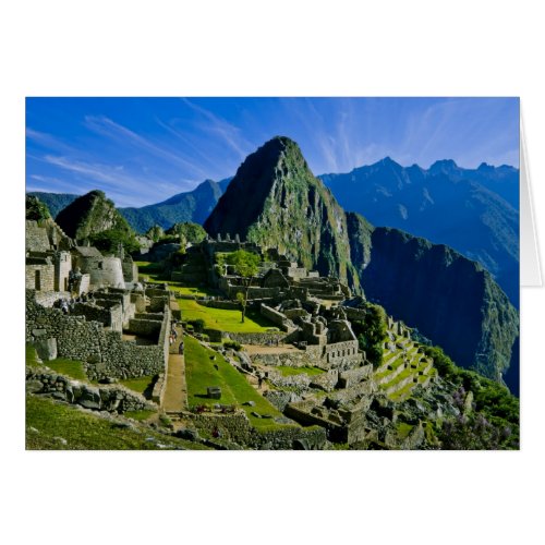 Ancient Machu Picchu last refuge of the 2