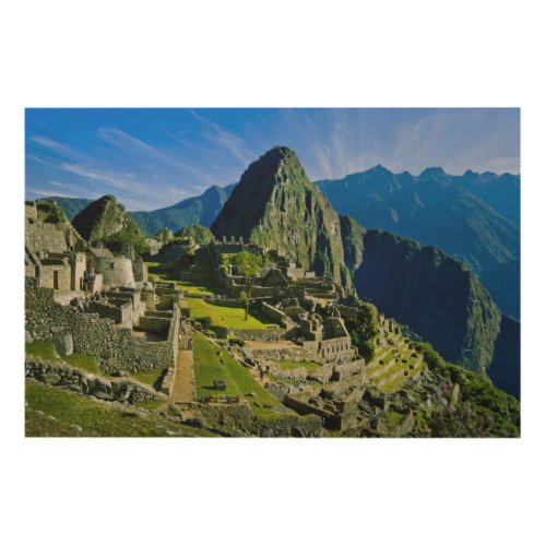 Ancient Machu Picchu last refuge of the 2 Wood Wall Art