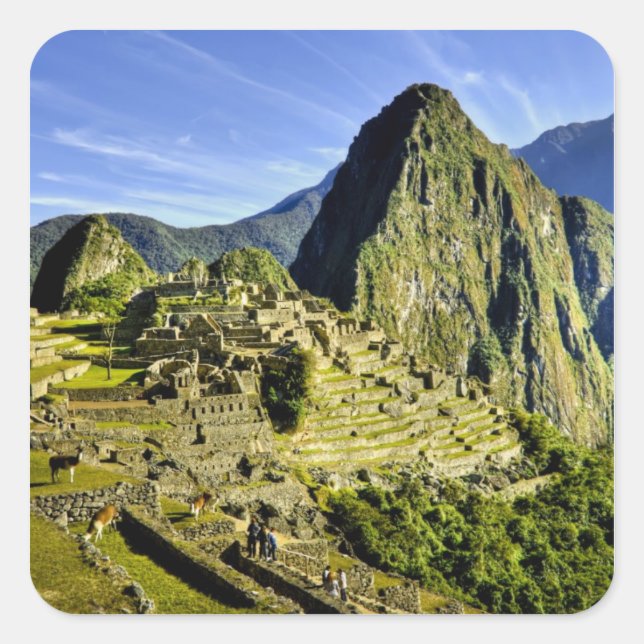 Ancient Machu Picchu, last refuge of the Square Sticker (Front)