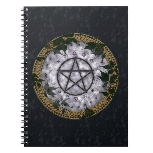 Ancient Magic Pagan Pentacle Notebook