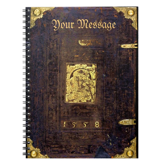 Ancient Manuscript Cover Notebook (Front)