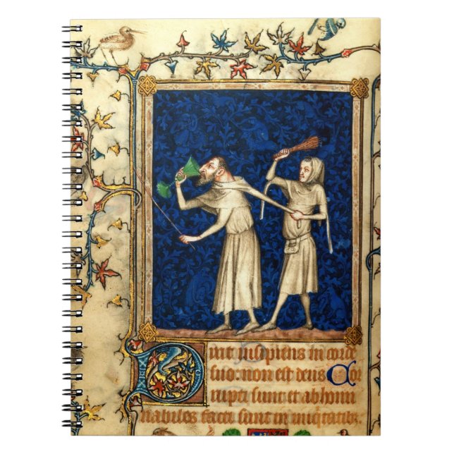 Ancient Manuscript Cover Notebook (Front)