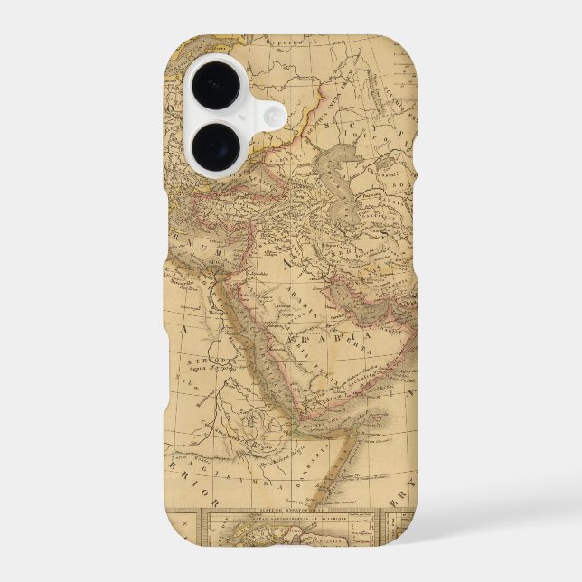 Ancient Map Iphone Case (Back)