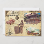 Ancient map of Guadeloupe (Front)