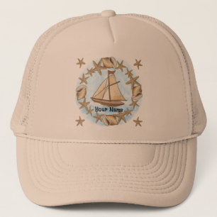 Ancient Mariner boat Trucker Hat