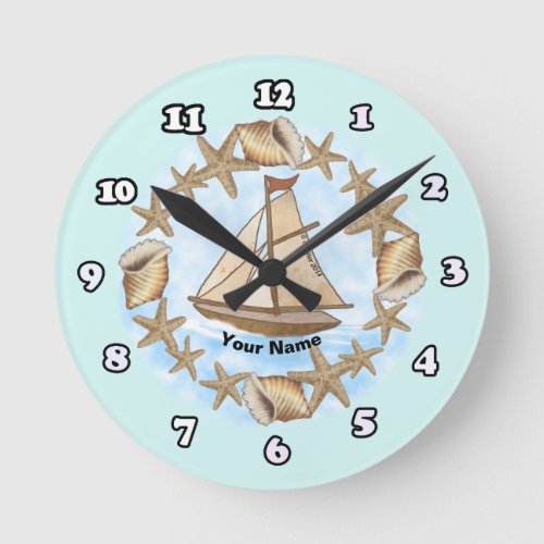 Ancient Mariner custom name Clock