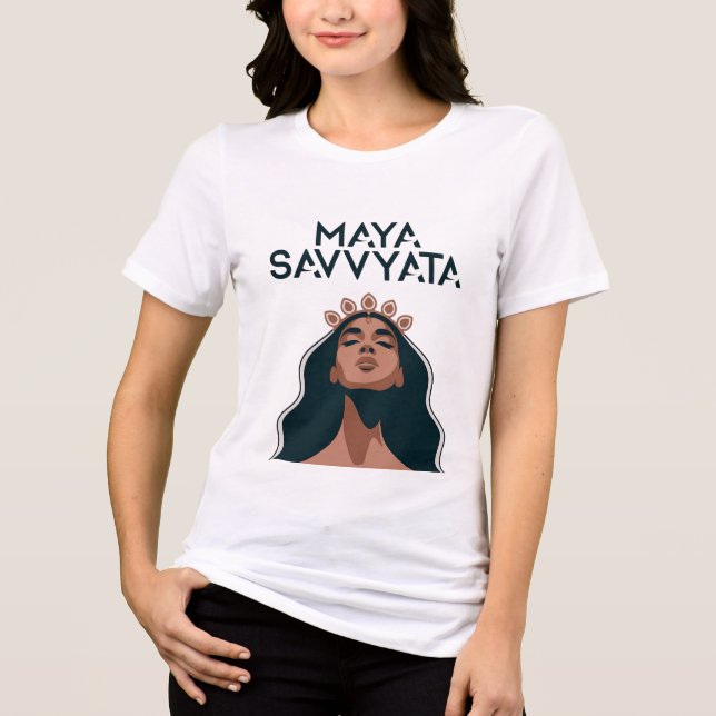 ANCIENT MAYA SAVVYATA Tri-Blend SHIRT (Front)