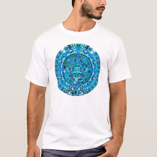 Ancient Mayan Aztec Symbol _ End of World  T_Shirt