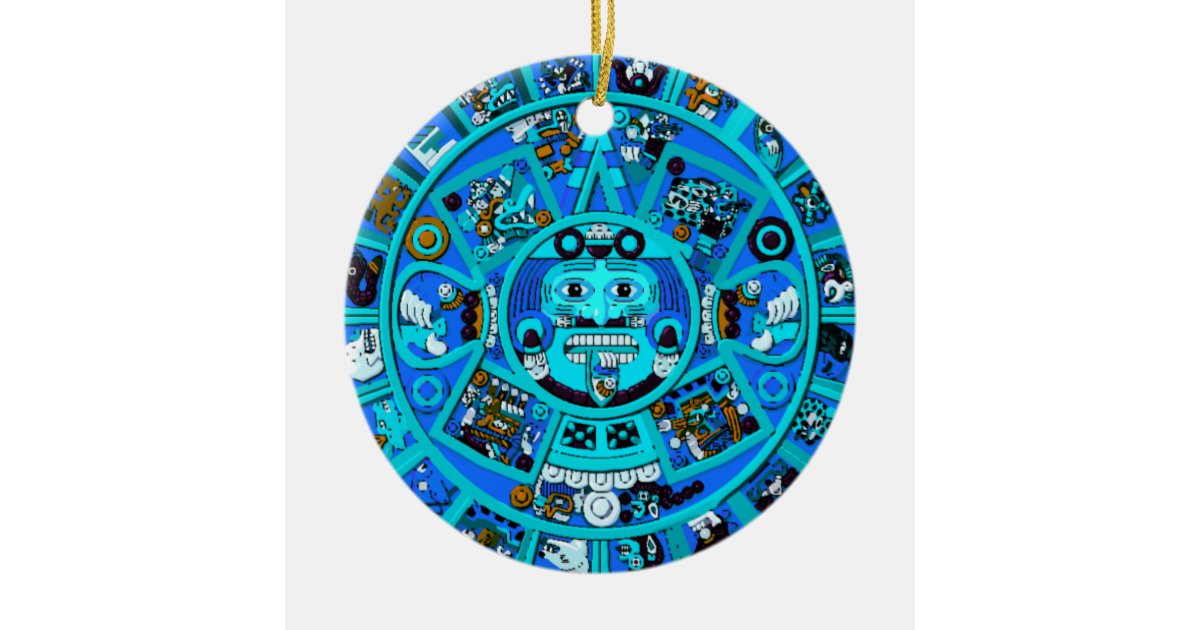 light blue aztec background