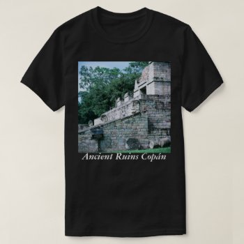 Ancient Mayan Ruins Copan Honduras Photo Designed T-shirt by ScrdBlueCollectibles at Zazzle