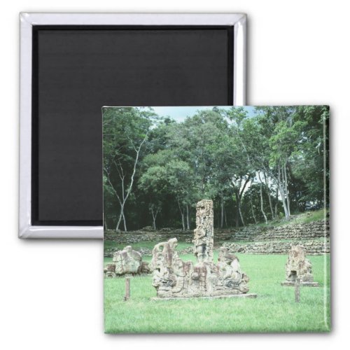 Ancient Mayan Ruins Copan NW Honduras Photo Magnet