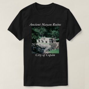 Ancient Mayan Ruins Copan Photo Designed T-Shirt