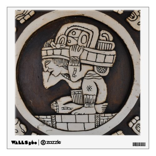 Ancient Mayan Warrior Wall Sticker