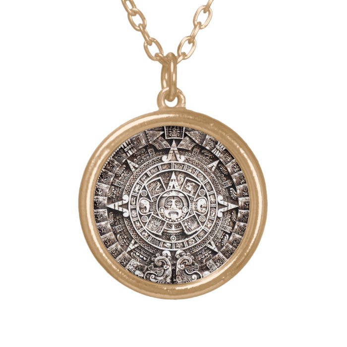 Ancient Mayan Zodiac Necklace
