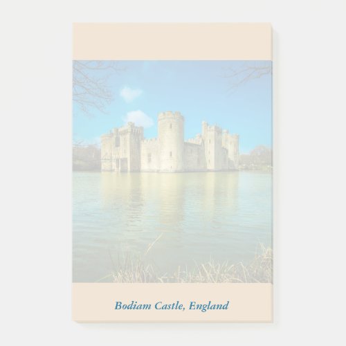 Ancient Medieval Bodiam Castle in England Post_it Notes