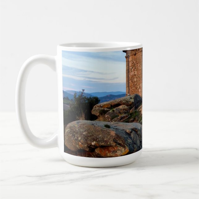 ancient medieval church coffee mug (Left)