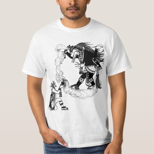 Ancient Mexico Art Montezuma Offering T_Shirt