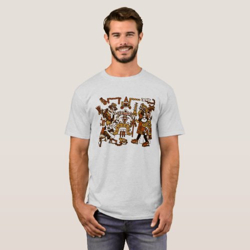 Ancient Mixtec Mesoamerican Art Culture T_Shirt