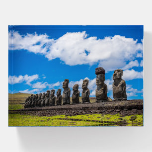 Ancient Moai Easter Island Rapa Nui Paperweight