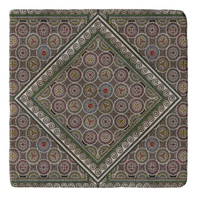 Ancient Mosaic Trivet (Front)