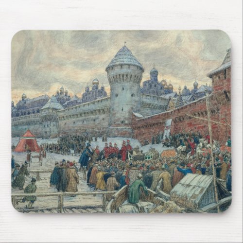 Ancient Moscow departure after a fight Mouse Pad