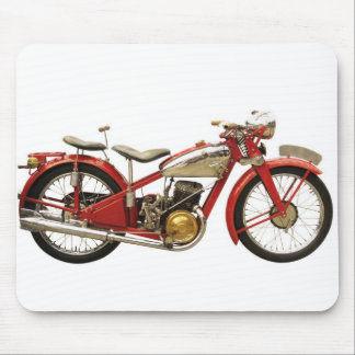 Ancient motorcycle mouse pad