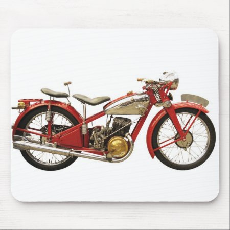 Ancient Motorcycle Mouse Pad