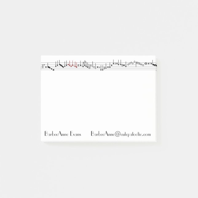 Ancient Music Bar Post-it Notes (Front)