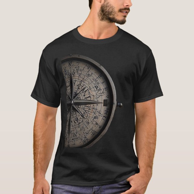 Ancient Mystical Compass T-Shirt (Front)