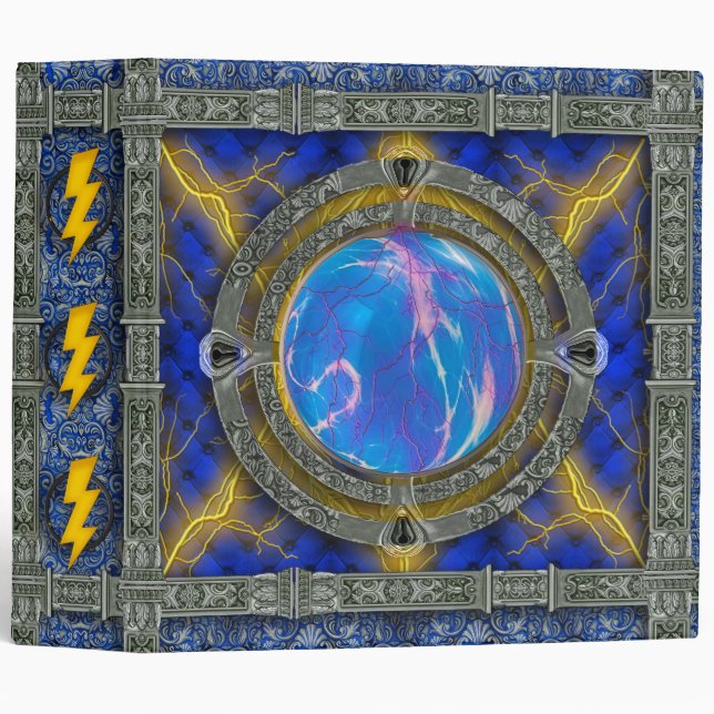 Ancient Mystical Tome of Magic Spells & Potions 7 3 Ring Binder (Front/Spine)