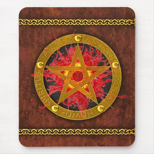Ancient Mystical Tome of Magic Spells & Potions I Mouse Pad (Front)