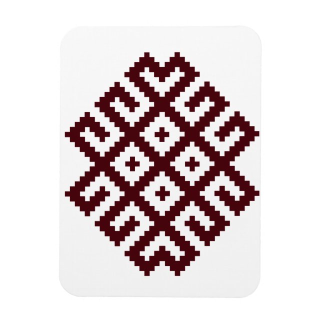 Ancient Nordic Latvian, Lithuanian Symbol Magnet (Vertical)
