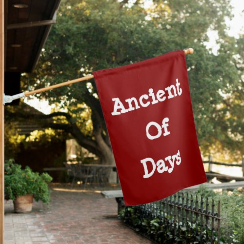 Ancient Of Days Names Of God Church Banner House Flag